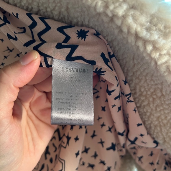 Zadig & Voltaire faux-shearling coat - Picture 9 of 16